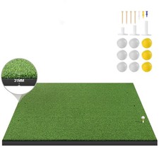 LIBERRWAY Thicken Golf Mat, 5x4ft Practice Turf, Indoor/Outdoor, Training Aid...
