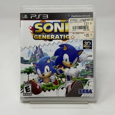 Sonic Generations PS3 PlayStation 3 Sega 2011 3D Compatible CIB Complete
