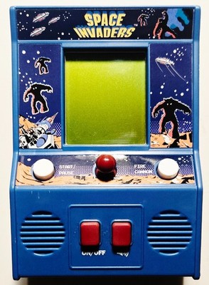 Space Invaders Mini Arcade Handheld Electronic Game TESTED WORKS 2016 Basic Fun