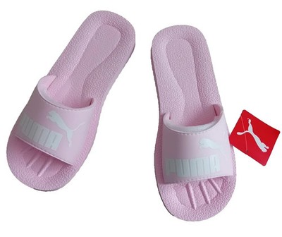 badelatschen PUMA PureCAT Slide Damen Badelatschen Flip Flops Rosa 3 Größen  Neu