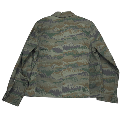 PS Paul Smith Mountain Camo Field Jacket Mens XL Greyish Green