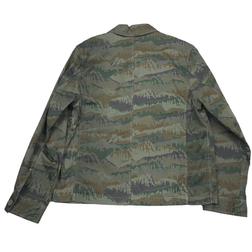 PS Paul Smith Mountain Camo Field Jacket Mens Medium Greyish Green Camouflage image 2
