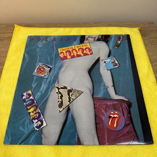 Rolling Stones ‎– Undercover Vinyl LP with lyric sheet & printed inner