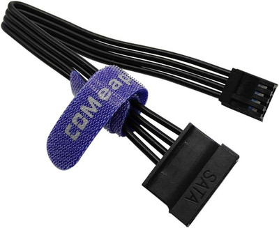 (2-Pack) 3.5'' Floppy Drive FDD 4 Pin to SATA Hard Drive Power Adapter Cable 7.3-