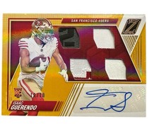 2024 Panini Zenith Isaac Guerendo Quad Patch Laundry Tag RC RPA Gold 10/10 SSSP