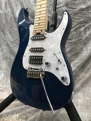 Schecter BH-1-STD-24F Used Ash Body Maple Neck Maple FB Blue w/Soft Case
