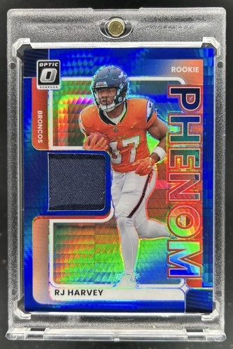 2025 Donruss Optic RJ Harvey Blue Hyper (RAW)