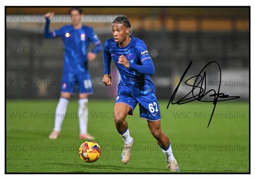 12173. Ishe Samuels-Smith Signed Pictures (A4 Prints) Chelsea Swansea Everton