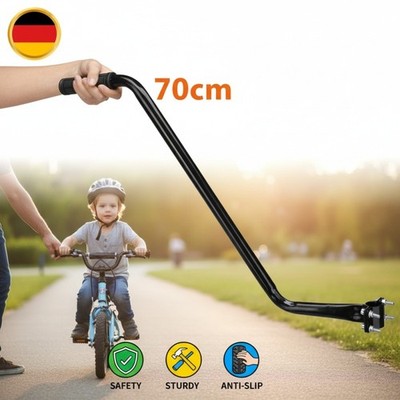 Fahrradstange für Kinderfahrrad Lernhilfe Schiebestange Sicherheitsgriff Fahrrad