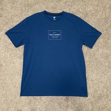 Helly Hansen Mens XL Blue Performance T Shirt...