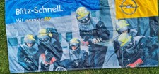 Original Banner Werbung Opel Servicefit Reklame Fahne Motorsport Bandenwerbung