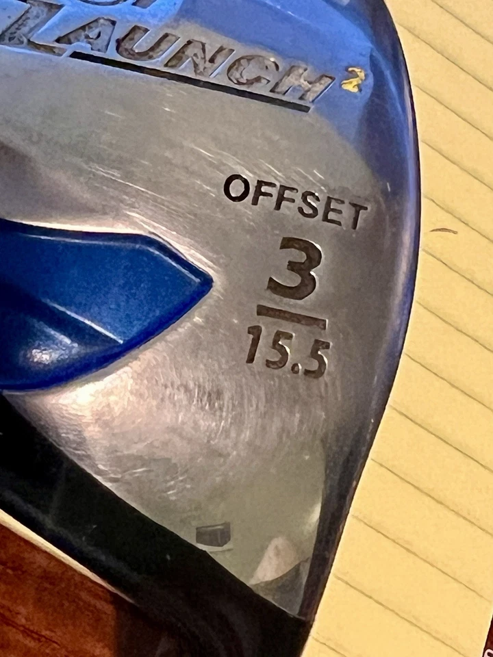 Cubierta de cabeza derecha Tour Edge Hot Launch 2 Offset 3 madera 15,5* grados Senior Flex rara Foto 2 de 4