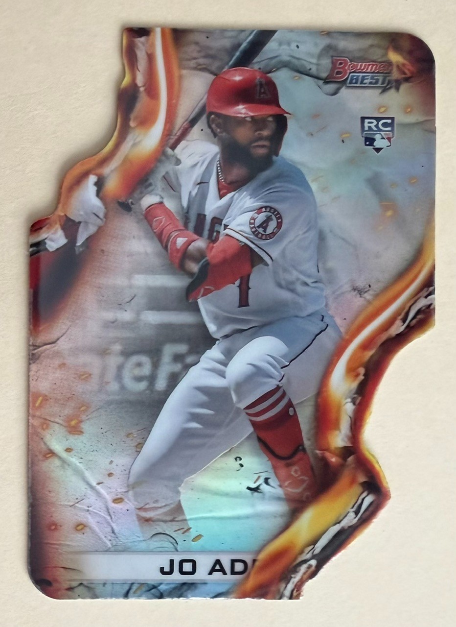 2021 Bowman's Best Heatwave Die-Cut Jo Adell #HW-23 Rookie RC