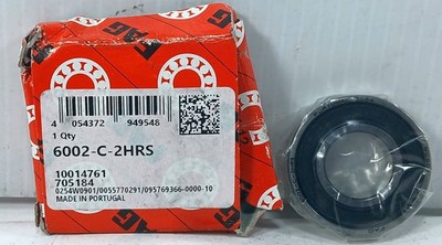 1 NEW FAG 6002-C-2HRS 15x32x9mm RADIAL DEEP GROOVE BALL BEARING NIB *MAKE OFFER*