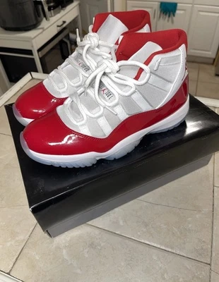 Air Jordan 11 Cherry Men's Size 10.5 White/Varsity Red-Black CT8012-116 - Image 1 of 4