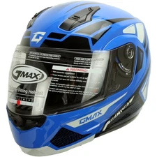 GMax Blue/Black MD-04 Sector Modular Helmet M1043976