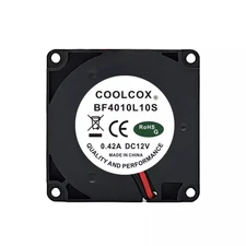 1 pcs  COOLCOX BF4010L10S 4010 12V 0.42A 4cm Turbine Small Blower Cooling Fan