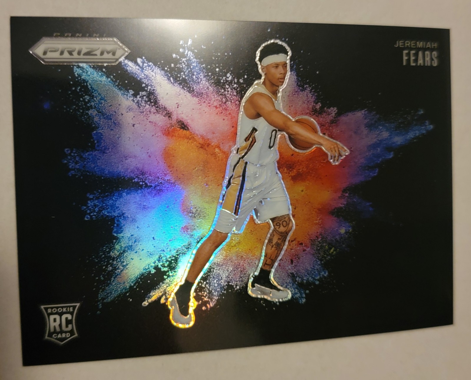 2025-2026 Panini Prizm Basketball - Jeremiah Fears Black Color Blast SSP Insert