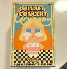 POP MART CRYBABY Sunset Concert Multicolor Plush Pendant Blind Box 2024