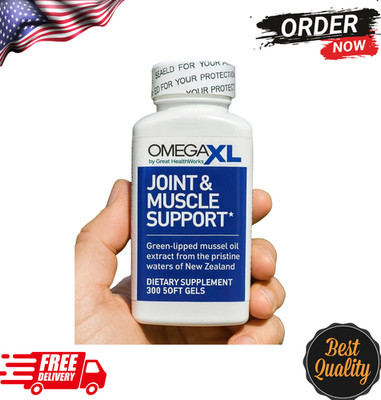 Omega XL Joint Support Supplement 300 Softgels Muscle & Joint Relief