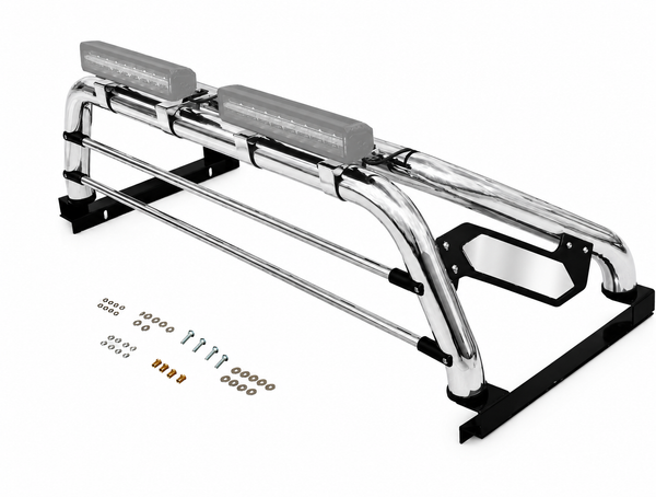 Chrome Edelstahl ÜBerrollbüGel FüR Fiat Fullback 2016-2019 Sport Type B 4X4-image