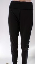 Dance Pants NX3 N156 Large Adult Black Jazz Hip Hop Velvet