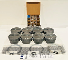 Mahle Piston Ring Kit 930212525 4.125 Bore 2vr Dome Forged Pistons For Sbc