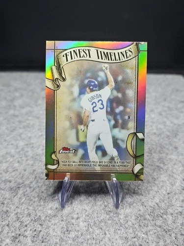 2026 Topps Finest Kirk Gibson Refractor (RAW)