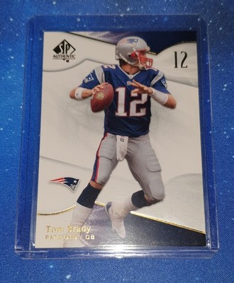 2009 Upper Deck SP Authentic Football #21 Tom Brady New England Patriots
