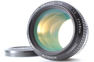 Minolta 58mm F1.2 Mc Rokkor | eBay