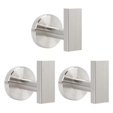 Towel Hooks for Bathroom Wall SUS 304 Stainless Steel Robe Coat Heavy Duty