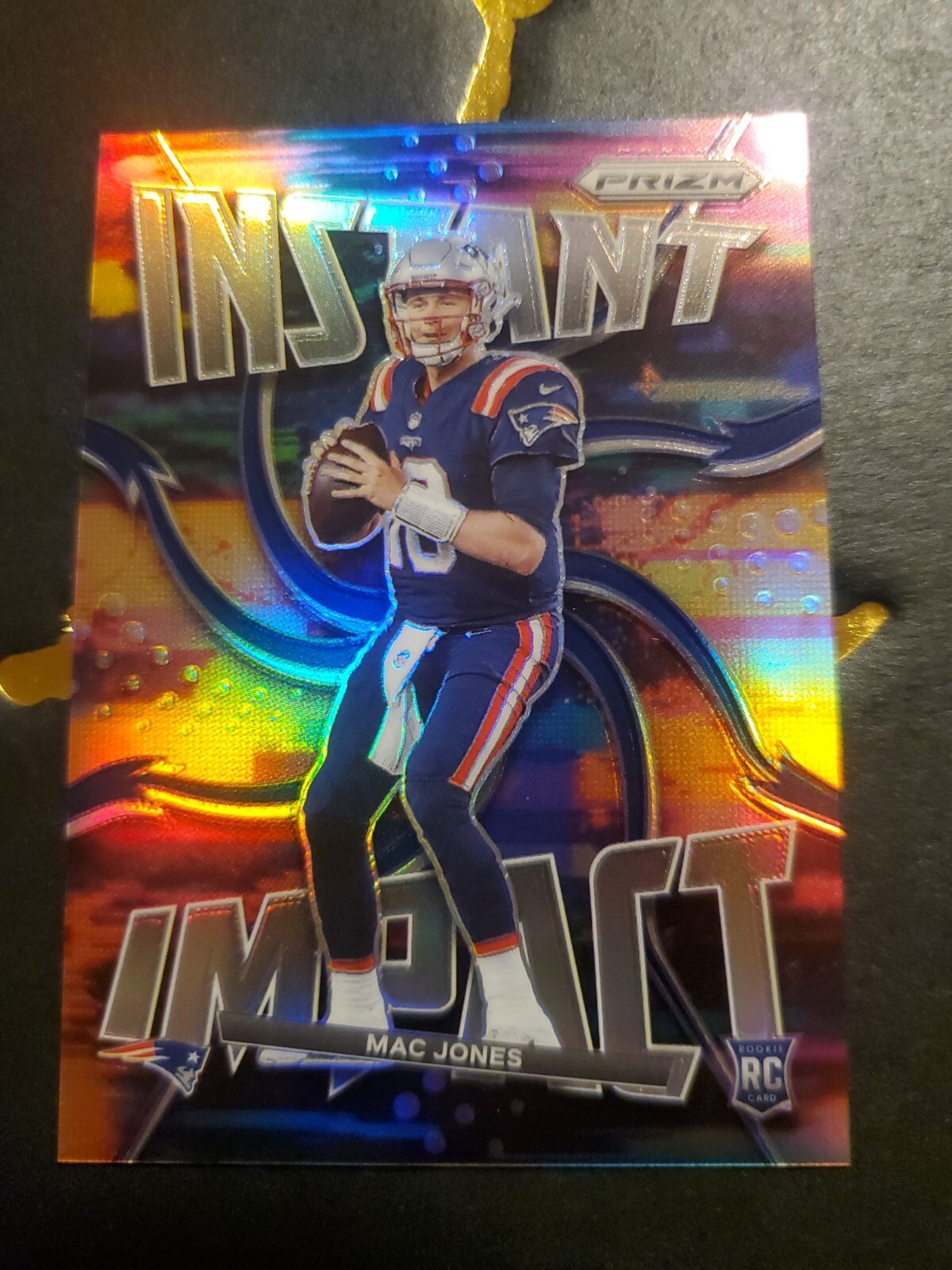 2021 MAC JONES PRIZM SSP INSTANT IMPACT CASE HIT REFRACTOR RC LOOKS GEM MINT
