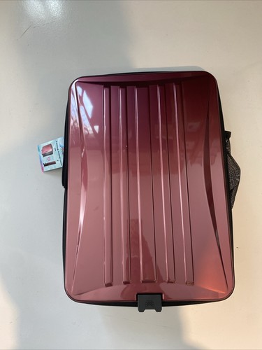 Crazy Deal!! Red Hard Shell Carry-On Rolling Small 21-inch Suitcase with Wheels - Picture 2 of 13