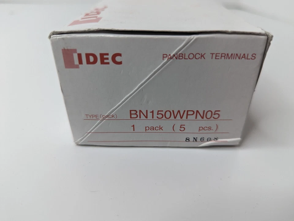 IDEC Panblock Terminals BN150WPN05 600V 150A NSMP 5 pieces new in original box - Image 2 of 4