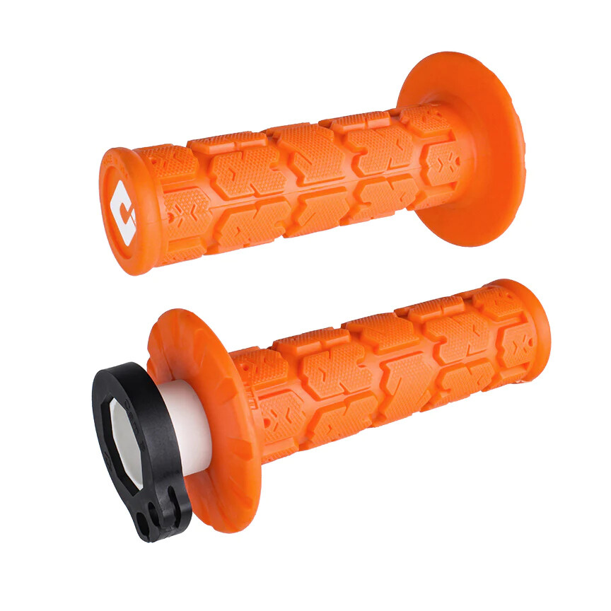 Poignées Rogue MX V2 Lock-On Orange : l'aventure tout-terrain sans limite