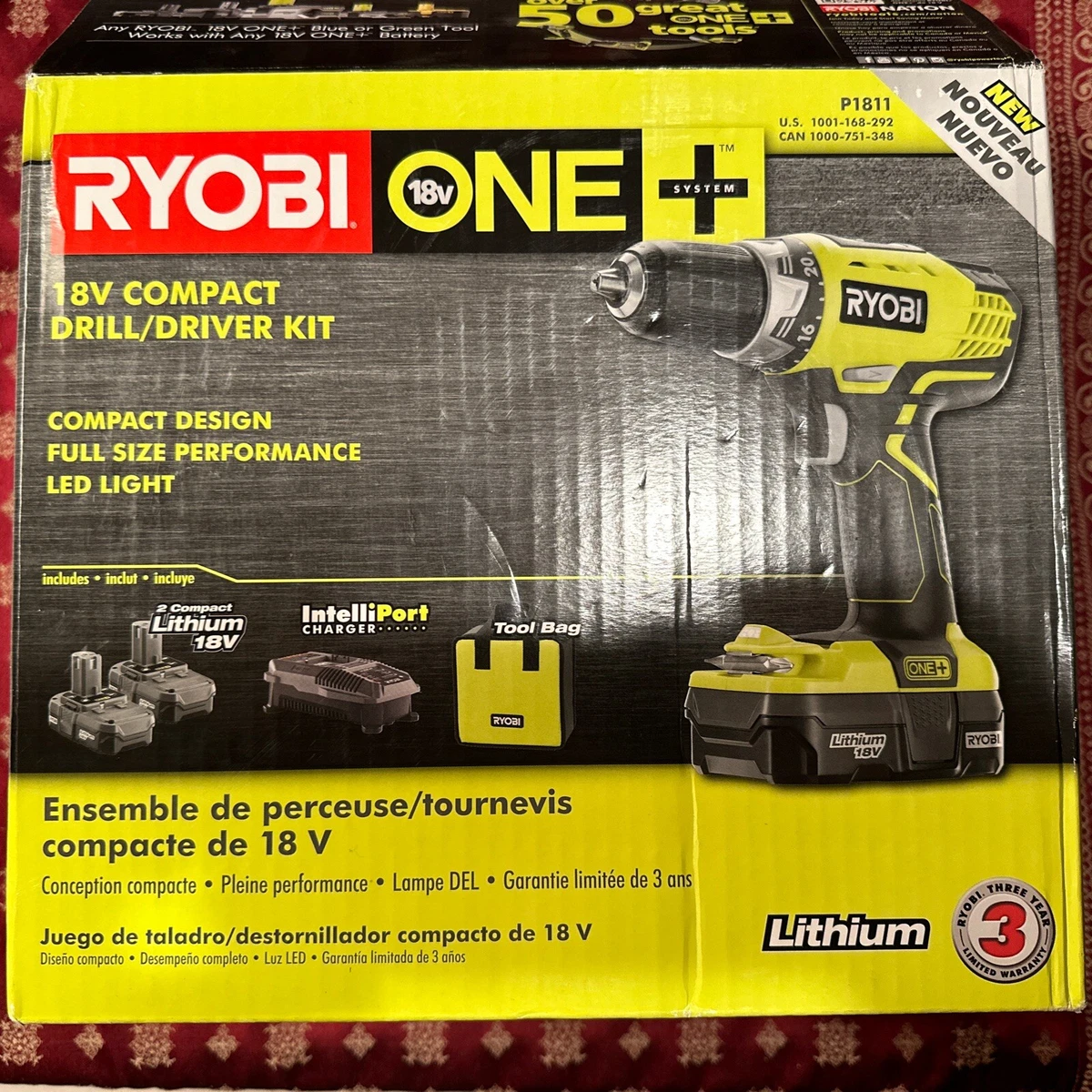 Ryobi p1811 on sale