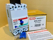 MEM 63 Amp Triple Pole 3 Phase 63A 'G' Frame MCCB Memshield 2 Bill TLG633 MGL633