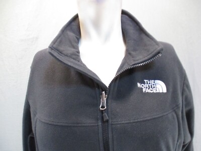The North Face Size M Womens Black Full Zip Stand Collar Athletic