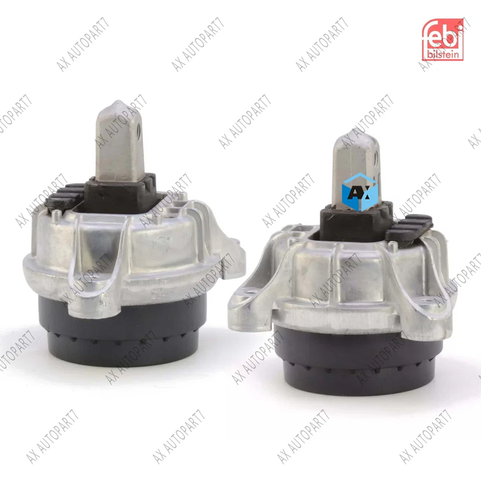 FEBI Engine Mount L&R 2Pcs For BMW 5 6 7 Series F07 F02 F06 F10 535i 640i - Image 2 of 4