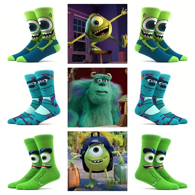 Monsters Inc James P Sullivan Sully Mike Wazowski Socken - WÄHLEN SIE IHREN FAVORITEN
