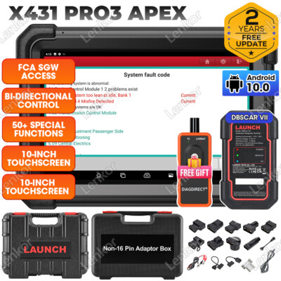 2023 Launch X431 PRO3 APEX Pro5 Bidirectional Car Diagnostic Scanner Key Coding