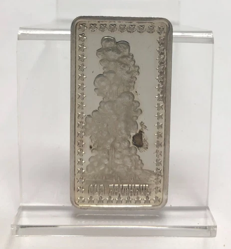 Old Faithful Wonders of America 1 oz .999 Fine Silver Bar