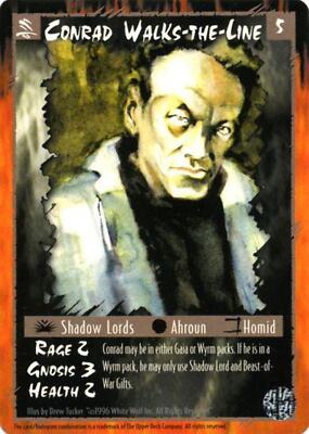 Rage CCG Conrad Walks-the-Line - Legacy of the Tribes
