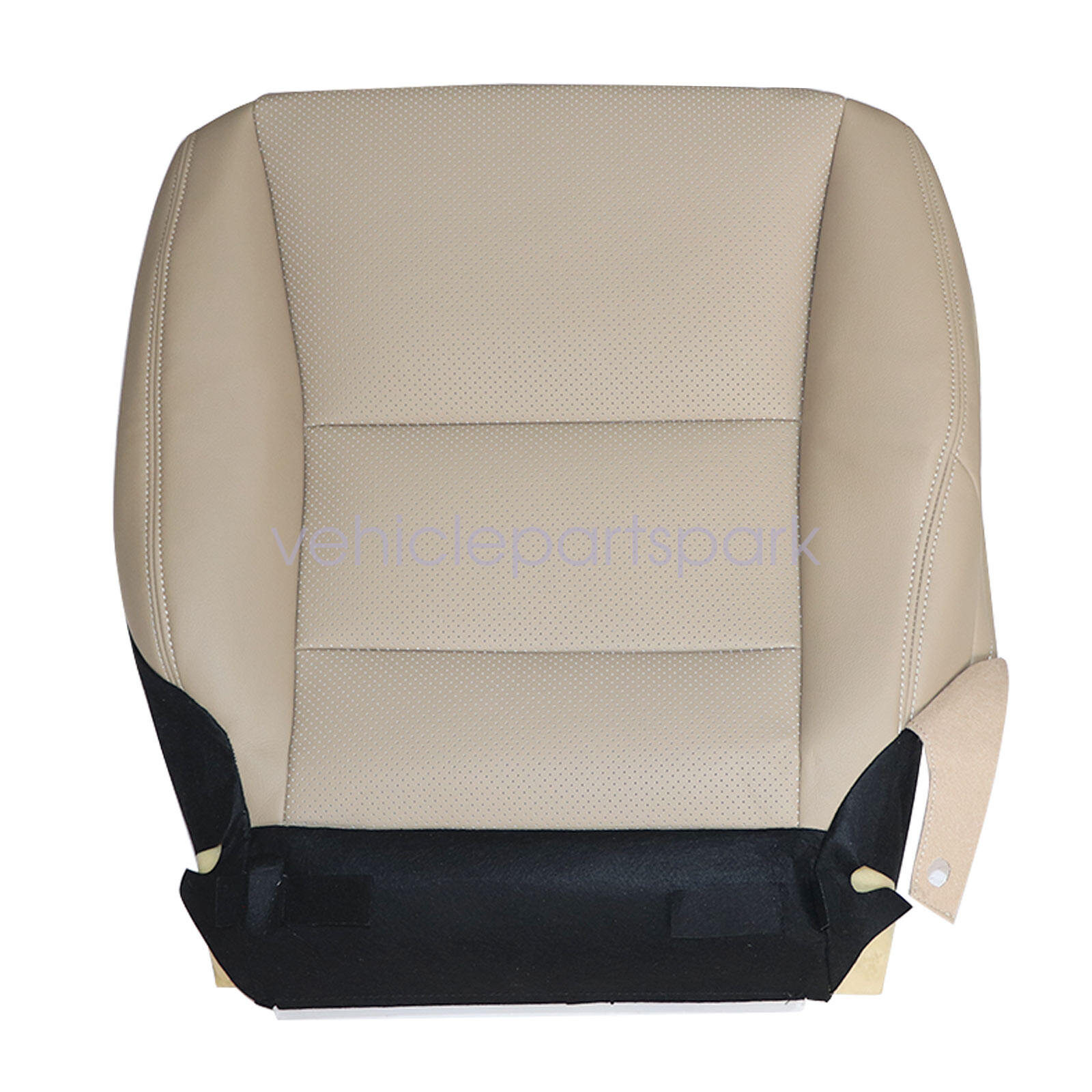 Replacement Driver Perforated Bottom SEAT COVER Tan For 2013 2014 Honda Accord