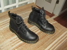 Dr. Martens 939 Ben Six Eye Black Ankle Boots Boot Women's size 6 EU 37