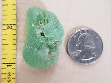 PURE BEACH SEA GLASS SURF TUMBLED FOAM LT GREEN LAVA BONFIRE MELTED PENDANT R1