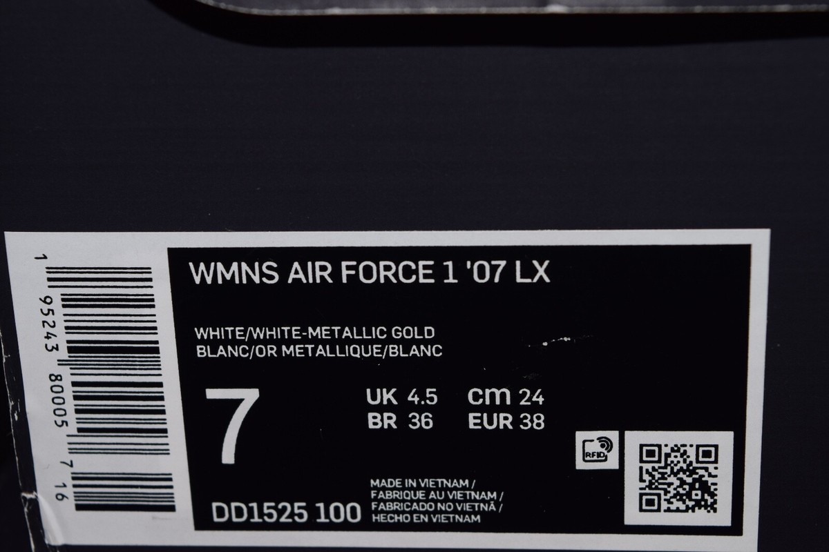 Nike Air Force 1 LX Metallic Gold Pendent Lucky Charms WMNS DD1525 
