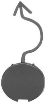 Copertura Gancio Di Traino Posteriore Per VW TOURAN CROSS 07-10,VW TOURAN 2003-