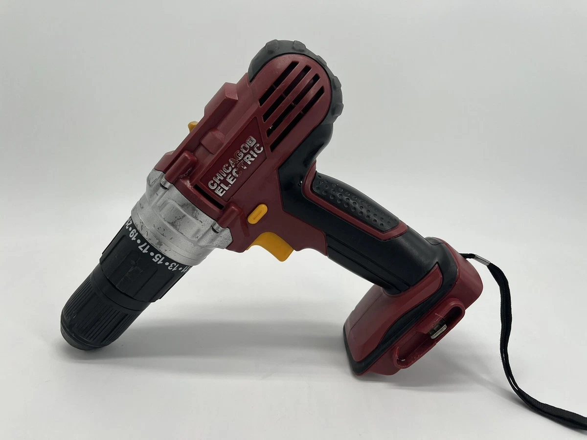 Chicago Electric Tool 18 Volt Cordless Drill Driver 68850 Bare