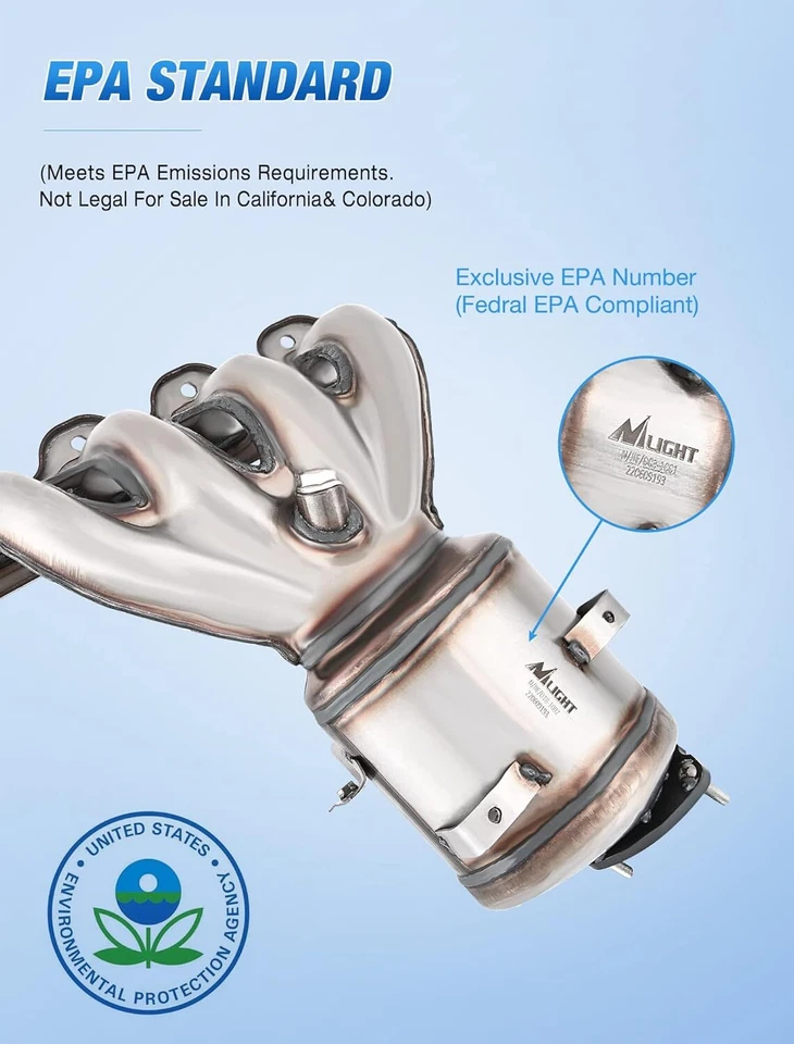 Convertidor catalítico Nilight para Chevy Cruze 2011-2015/2008 2009 Saturn Astra Foto 2 de 4